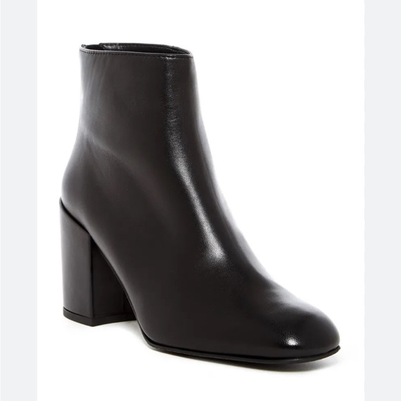 Stuart Weitzman Bacari Bootie Block Heel Napa Leather - Picture 1 of 12